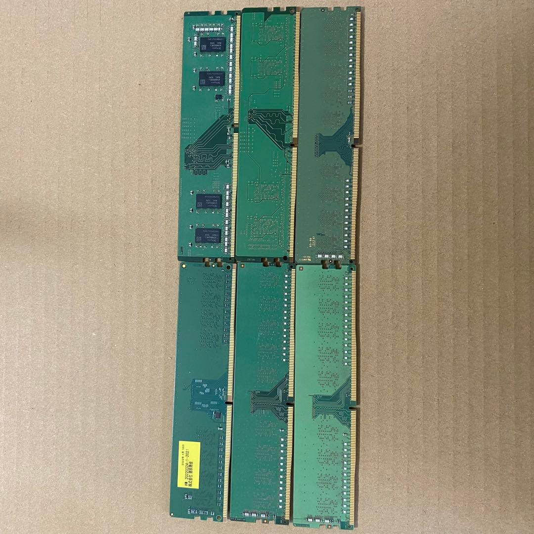 h*o様 DDR4 4GB×6枚 合計24GB デスクトップ用メモリ まとめ売り