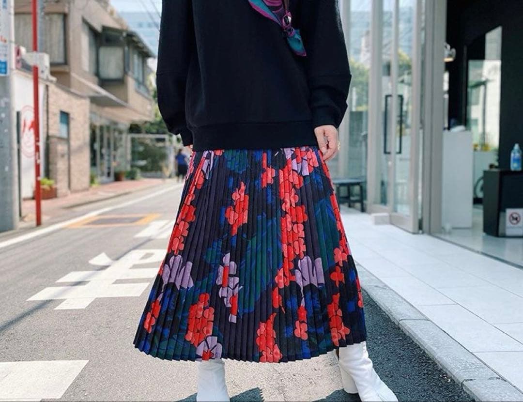 【タグ付き未使用品】 DRIES VAN NOTEN プリーツスカート