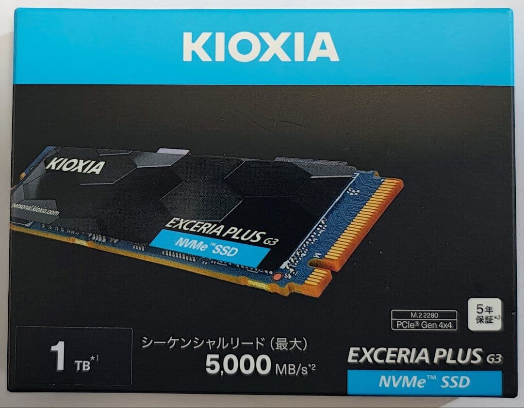 ヨ*ん様 KIOXIA M.2 2280 NVMe PCIe 4.0 1TB S