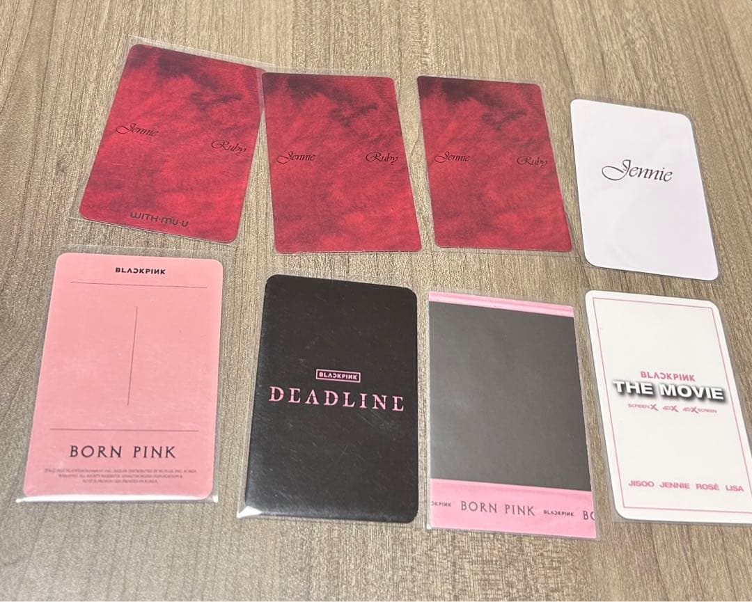blackpink Ruby popkshop deadline ジェニ トレカ