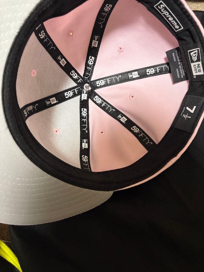 帽子 Supreme Gold Cross S Logo New Era \"Pink\"
