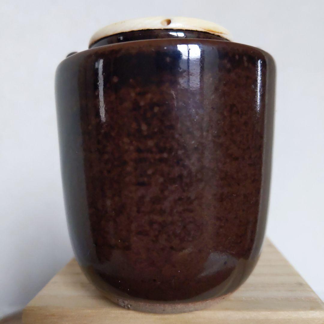 茶道具　丹波焼写　柴の戸茶入　陶若窯　能勢進　作　表千家　裏千家　【匿名配送】