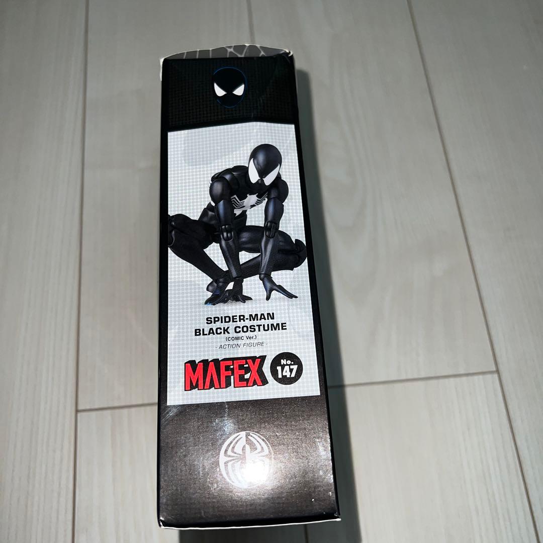 開封品 mafex マフェックス　スパイダーマン ブラックスーツ フィギュア