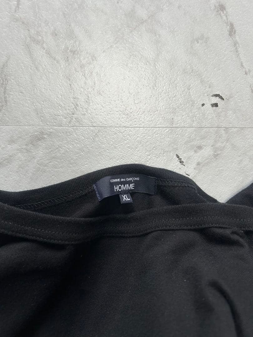 コムデギャルソンオム　ロゴTシャツ　XL