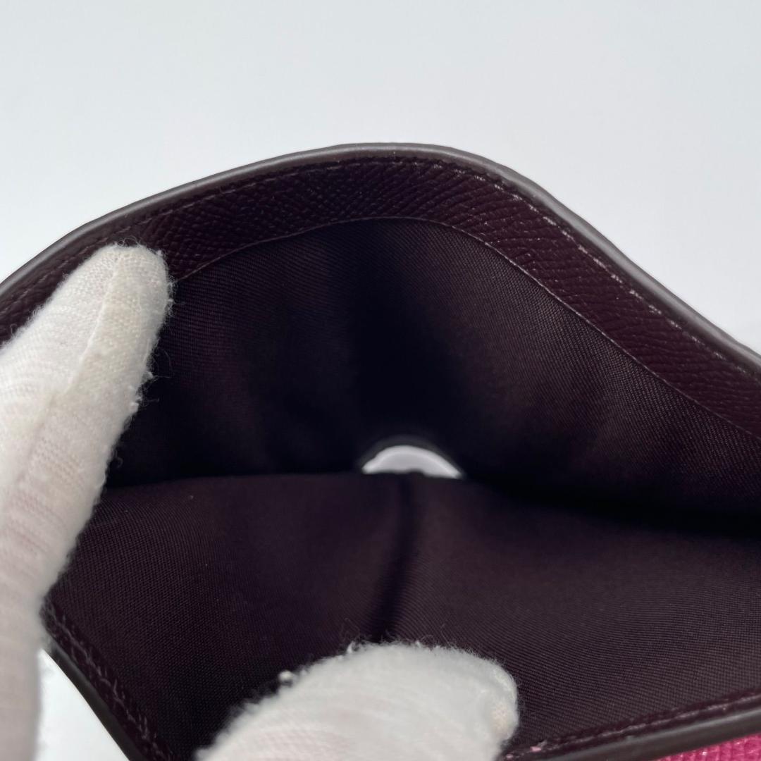 11419✨未使用級✨COACH フラップ 折り財布 レザー メタリック 金具
