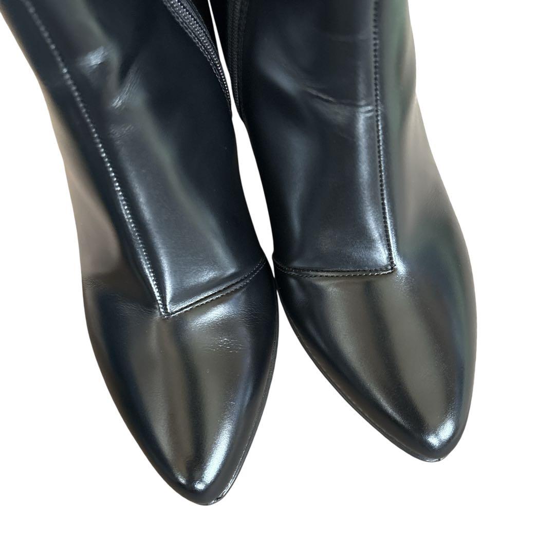 ジ*！様 美品✨ ecco エコー ブーティ （23.5㌢） ブラック ゴアテッ
