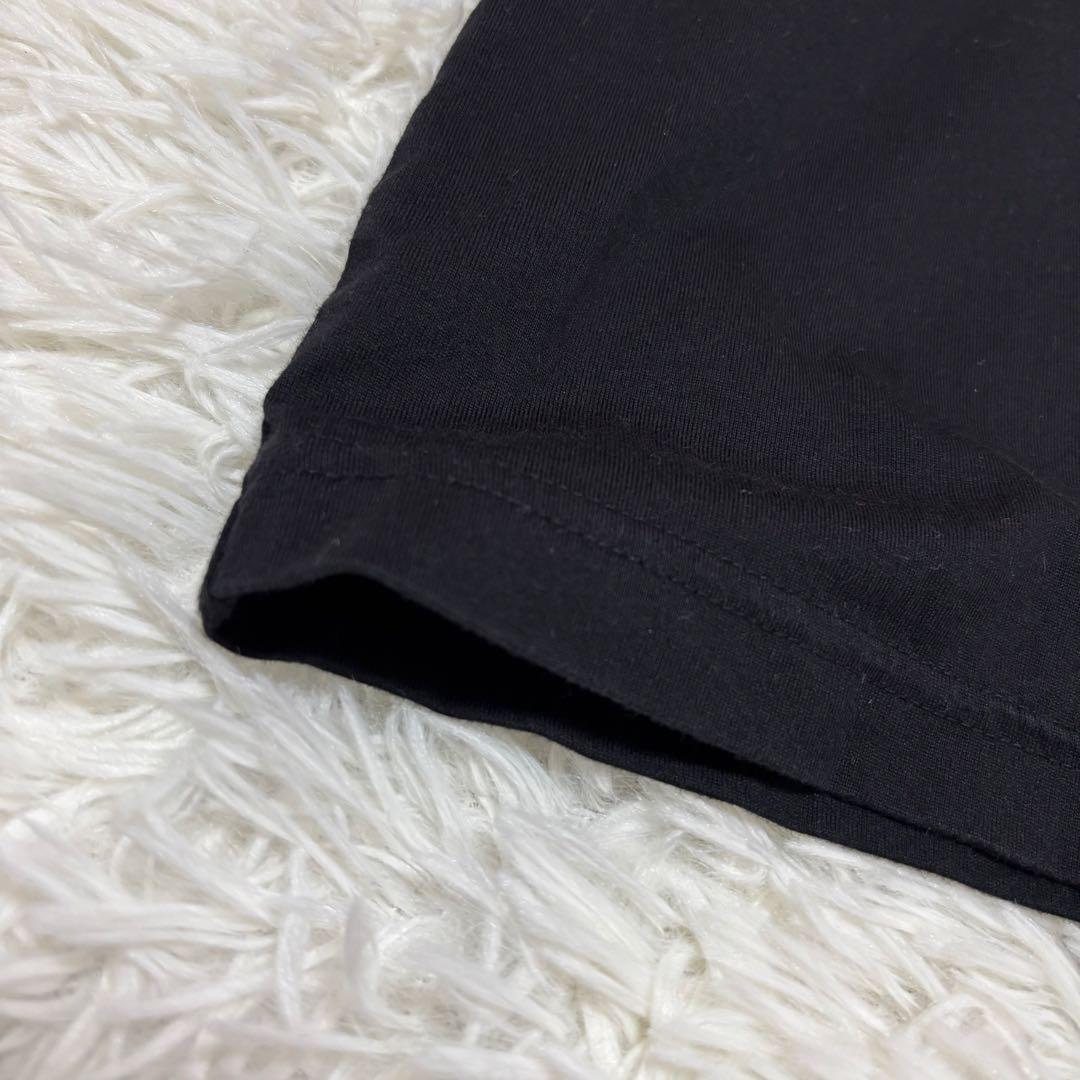 現行 人気 バーバリー ロゴ Tシャツ ホースフェリー 黒 Sオーバーサイズ