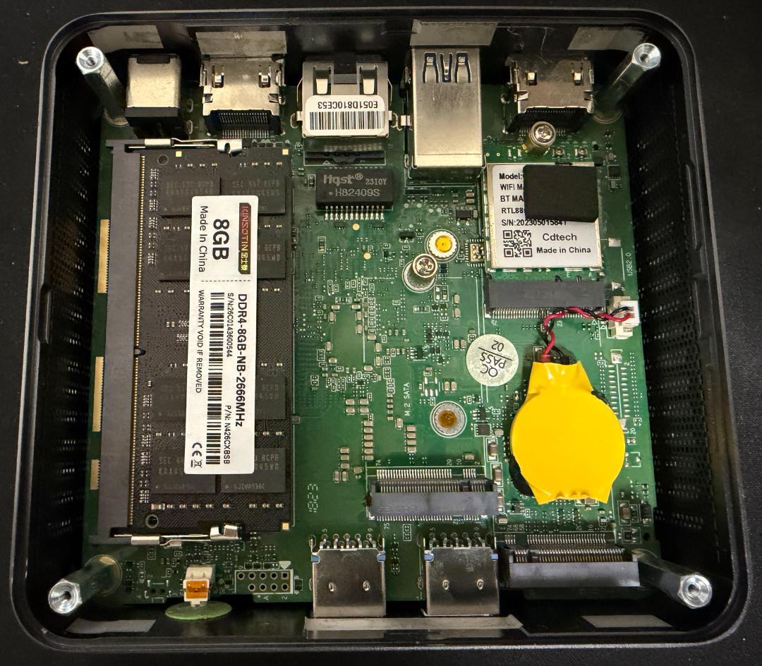 GMKtec ミニPC Intel N95 / Mem8GB / ストレージ無し