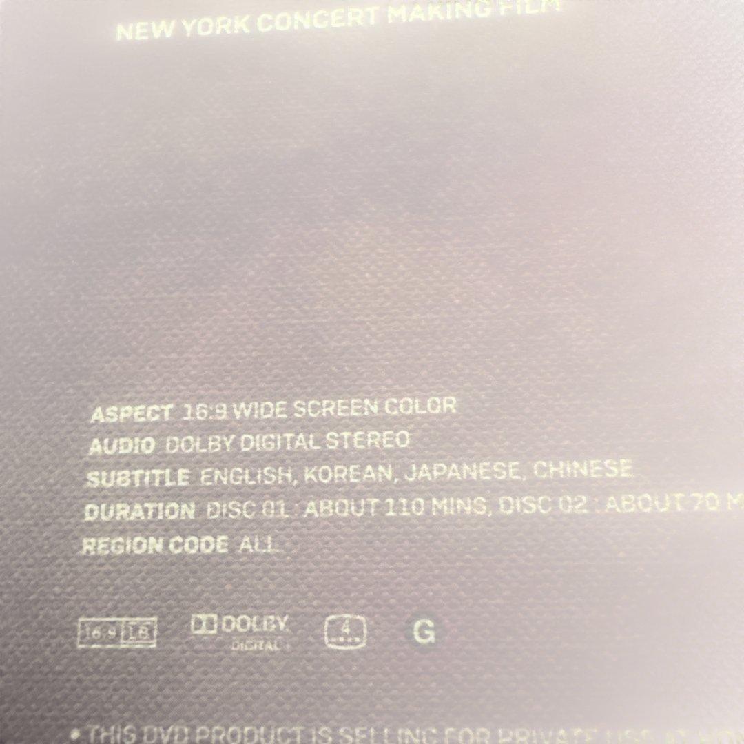 BTS lys ニューヨーク　DVD