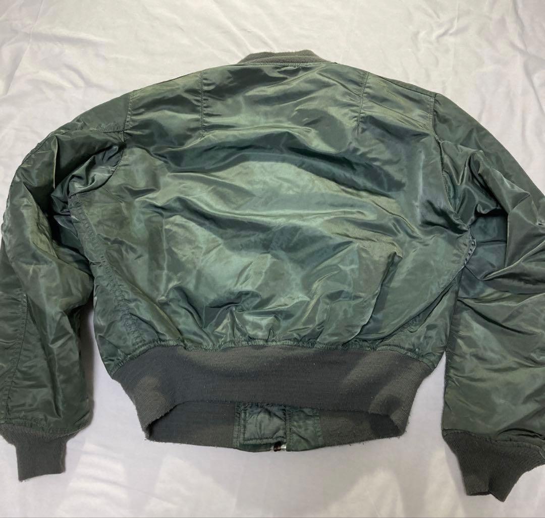 【USA製】90sアルファインダストリーズ MA-1フライトジャケット サイズL