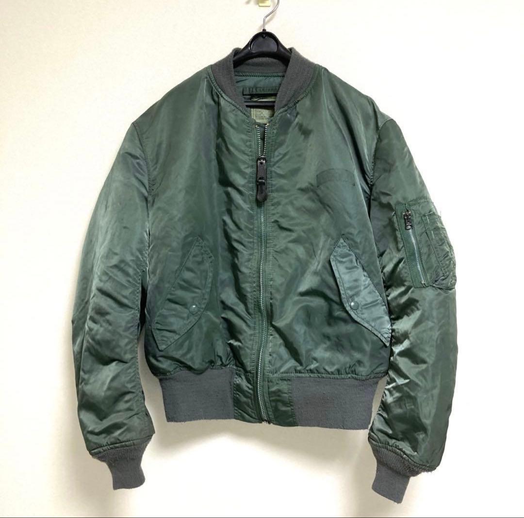 【USA製】90sアルファインダストリーズ MA-1フライトジャケット サイズL