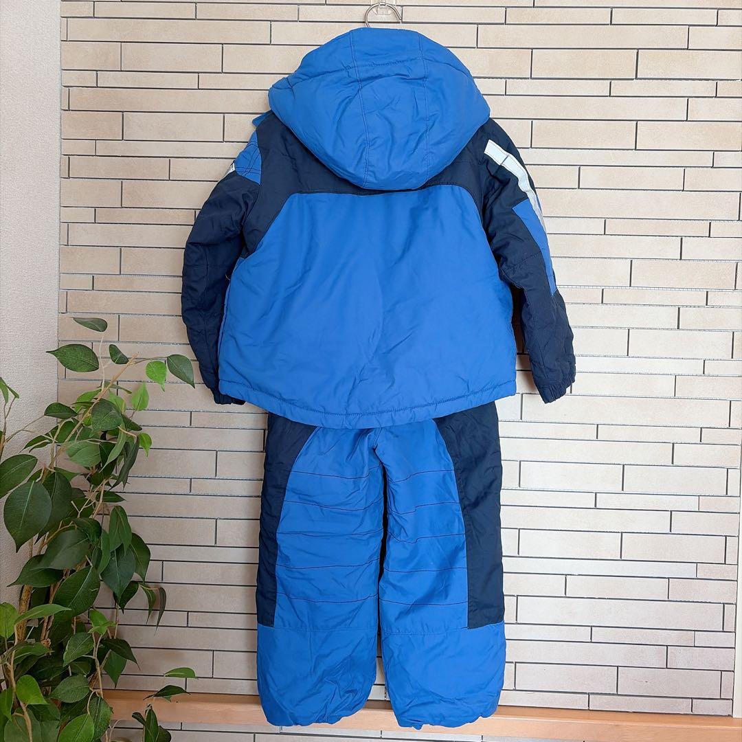 Columbia キッズ スノーウェア つなぎ パンツ 青 110