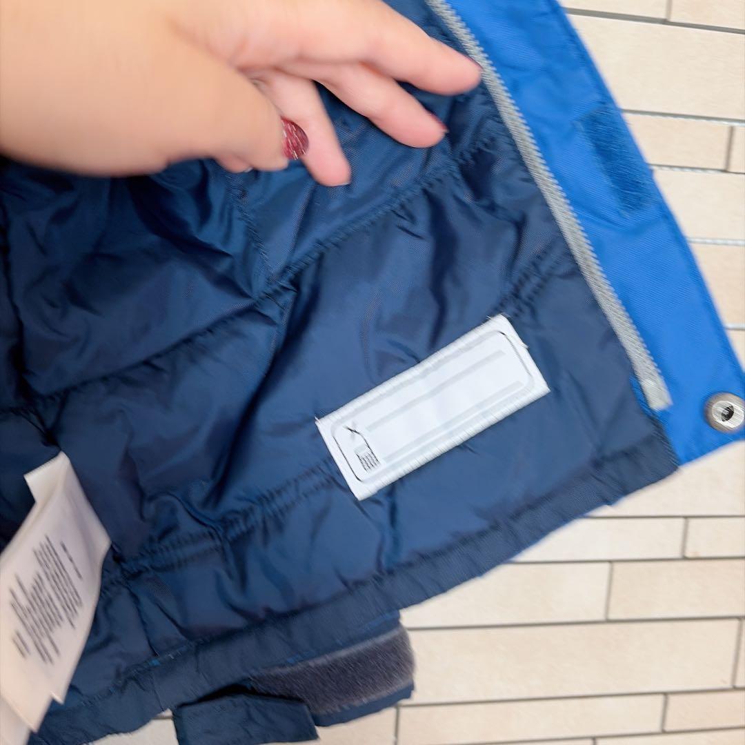 Columbia キッズ スノーウェア つなぎ パンツ 青 110