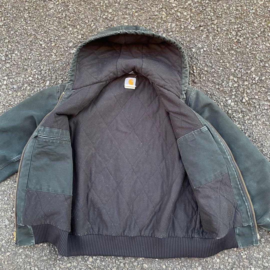 90's Carhartt カーハート アクティブジャケット 黒 S 短丈
