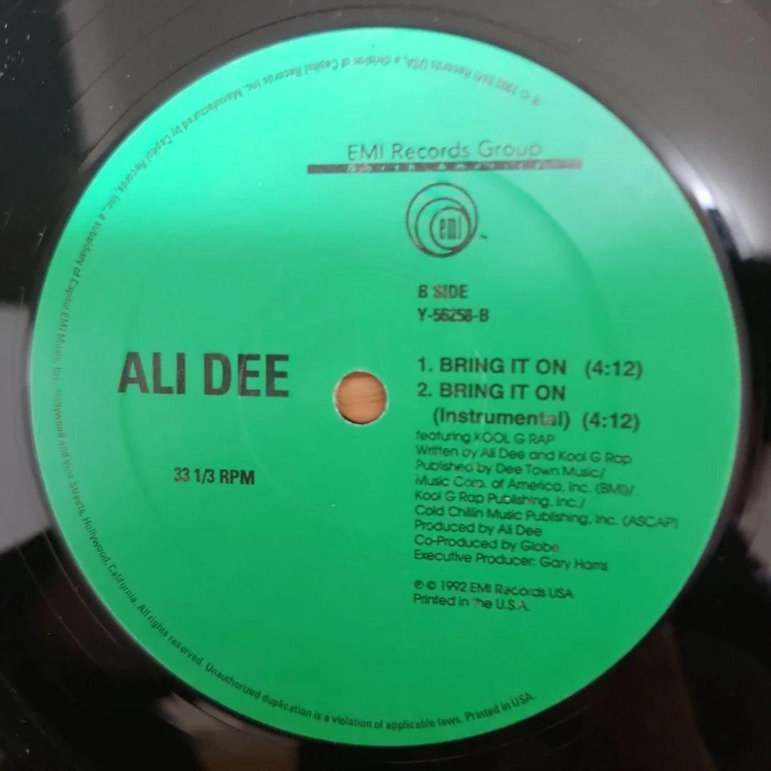 ALI DEE WHO'S DA FLAVA レコード