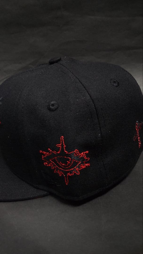 NEWERA NYヤンキースデビルズマウスカスタムキャップブラック5/8