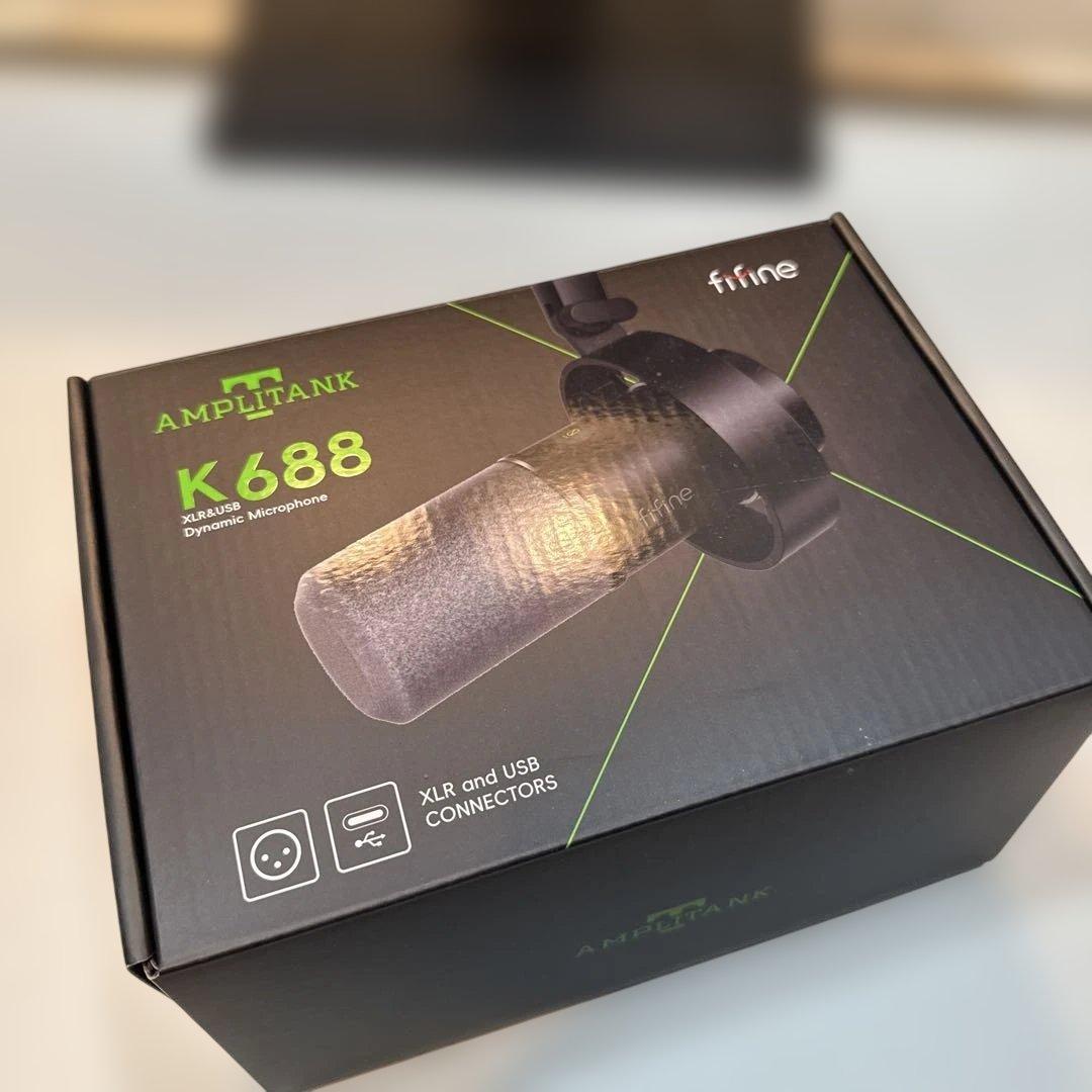 ふらっと FIFINE K688 ダイナミックマイク XLR USB接続