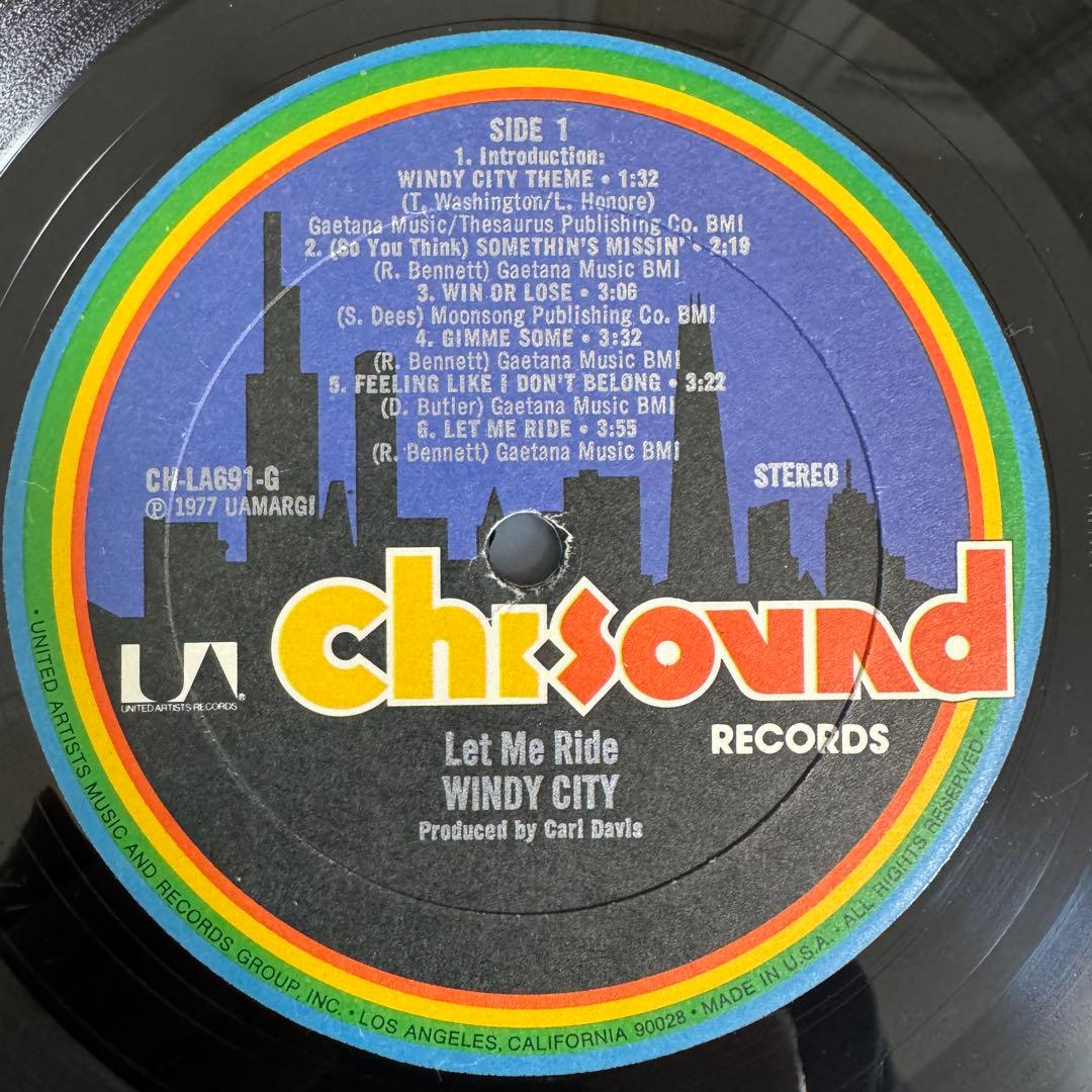 洋楽 WINDY CITY / LET ME RIDE