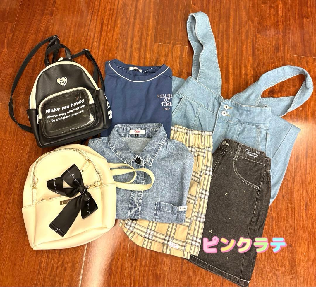 Lovetoxic, ピンクラテ, ポンポネット キッズ服45点セット　新品あり