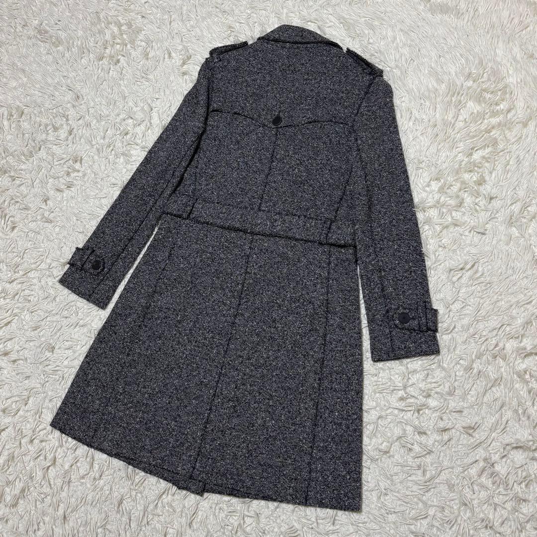 ✨美品✨ ハリスワーフロンドン トレンチコート シルク混 イタリア製 XL相当