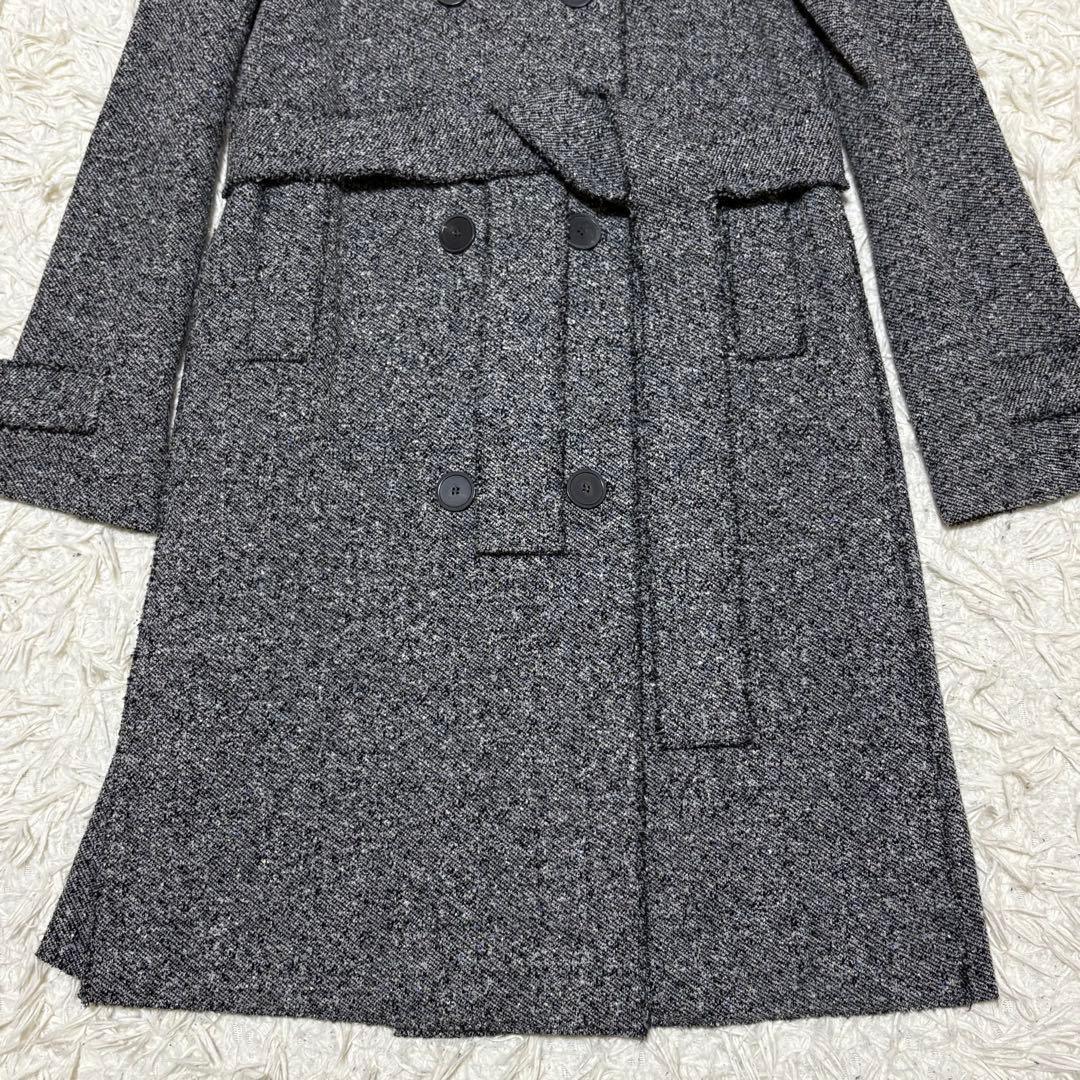 ✨美品✨ ハリスワーフロンドン トレンチコート シルク混 イタリア製 XL相当