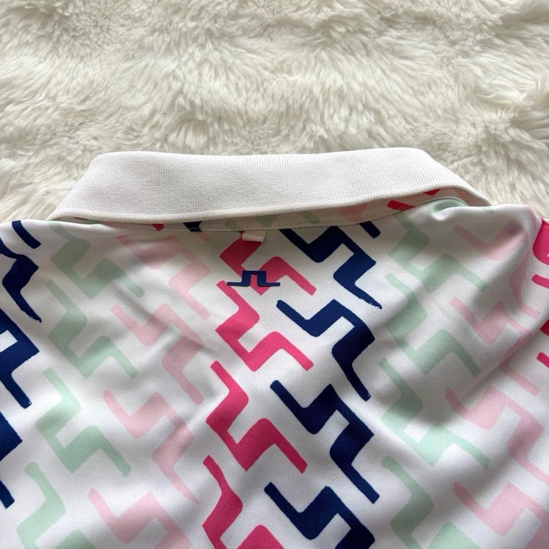 【美品】J.LINDEBERG ジェイリンドバーグ ゴルフ ポロシャツ 半袖　L