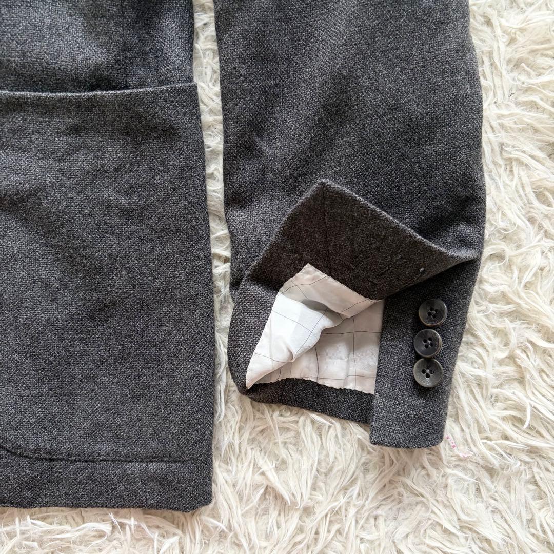 <美品>BOGLIOLI dover ダークグレー ウール ジャケット 46