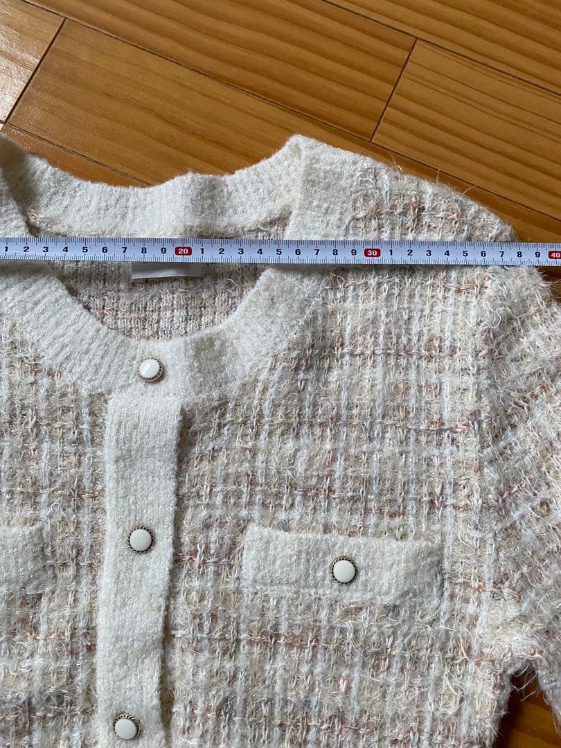 1771. 専用　DEICY 美品 ツイード ニット ワンピース