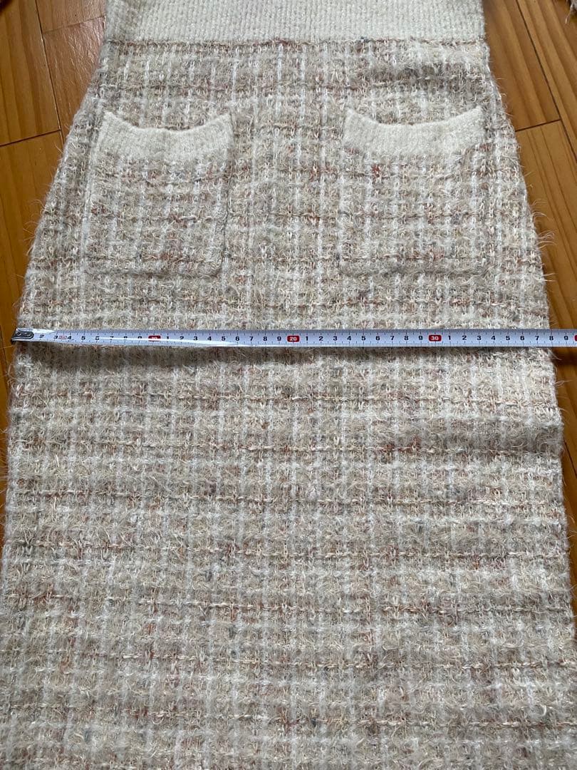 1771. 専用　DEICY 美品 ツイード ニット ワンピース