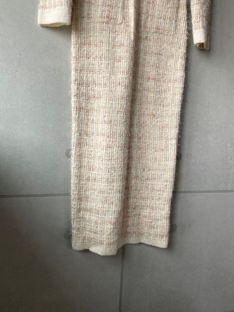 1771. 専用　DEICY 美品 ツイード ニット ワンピース