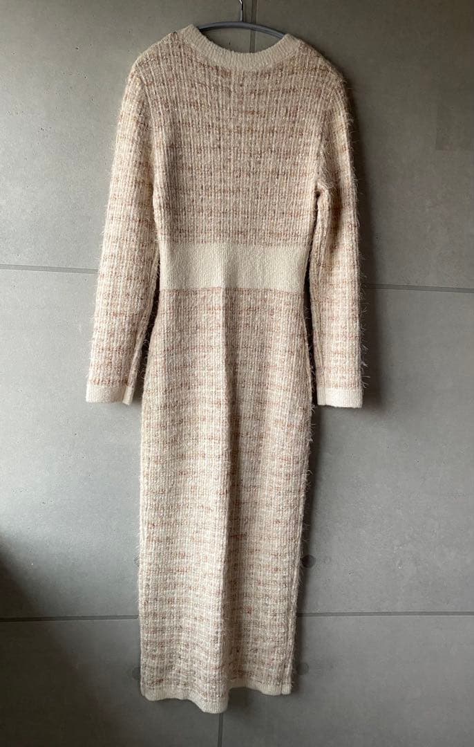 1771. 専用　DEICY 美品 ツイード ニット ワンピース