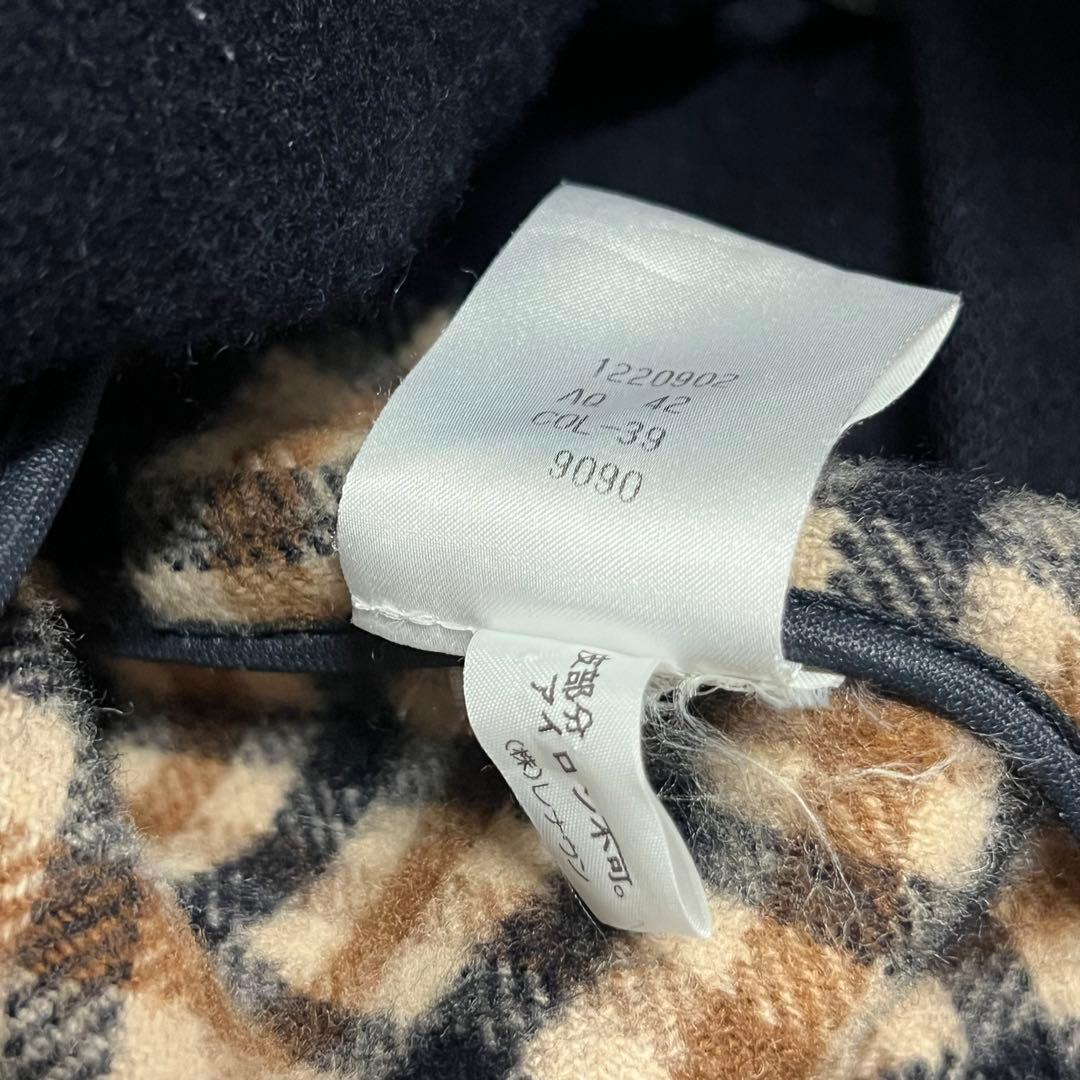 90s Aquascutum/ダッフルコート/ネイビー/英国製