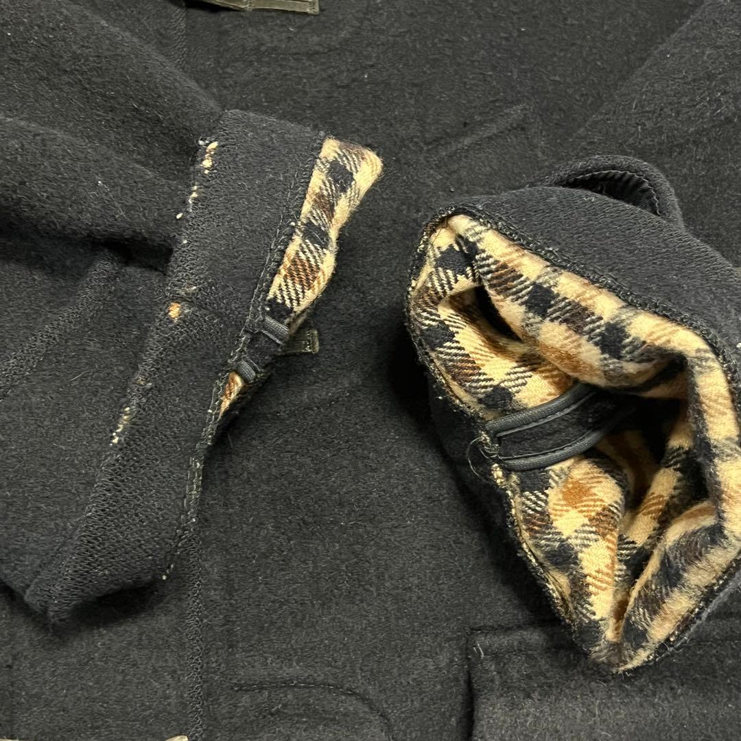 90s Aquascutum/ダッフルコート/ネイビー/英国製