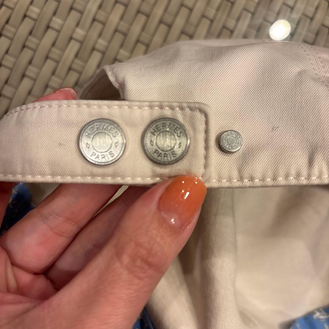 HERMES キャップ　61 ベージュ