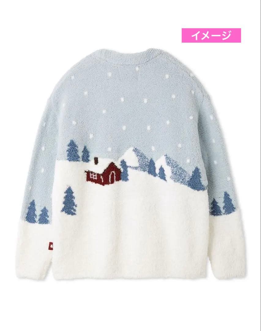 GELATO PIQUE HOLIDAYスキーベアジャガードプルオーバーFREE