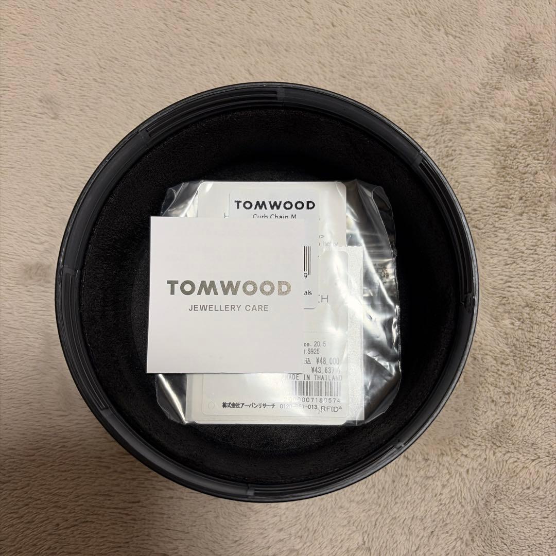 TOM WOOD Curb Chain M シルバーネックレス 20.5インチ