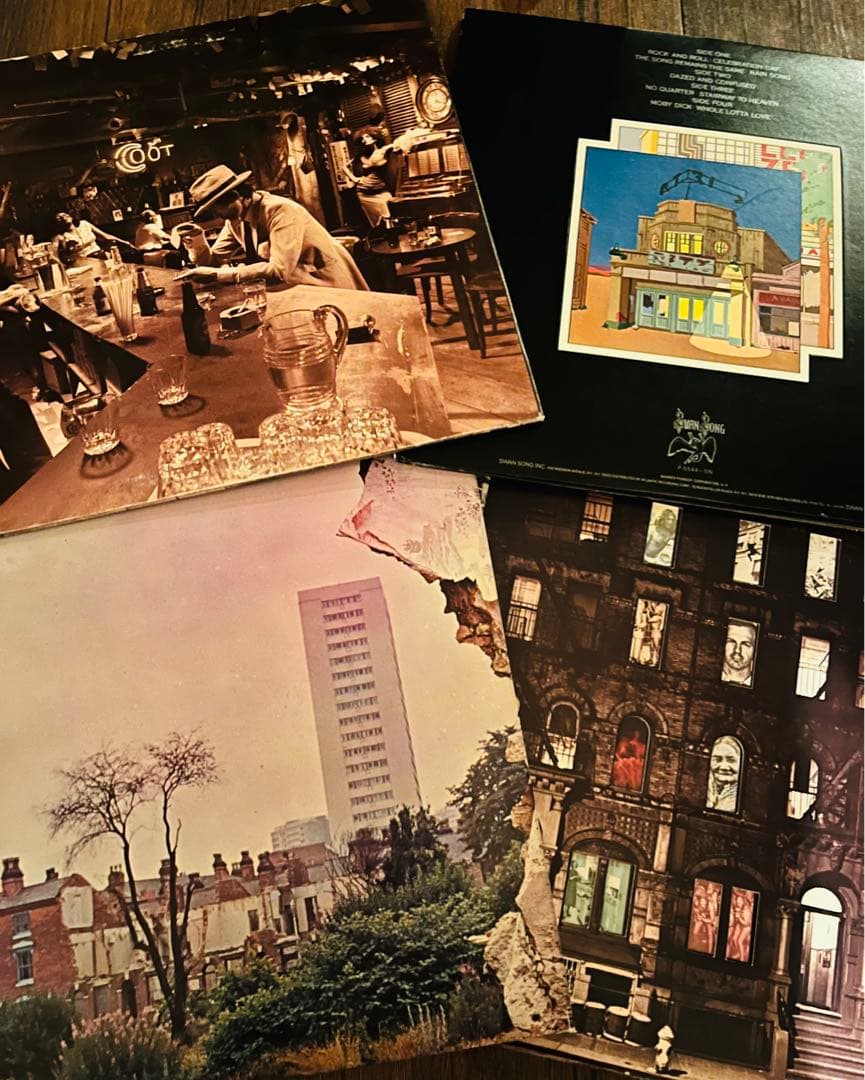 LＰLed Zeppelin /日本盤4枚セットライナー付き