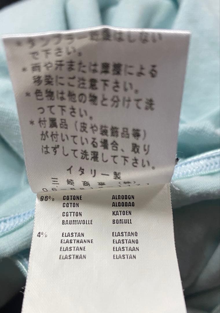 D&G Miss Pin-Ups 水色ちびT シャツY2K ヴィンテージ