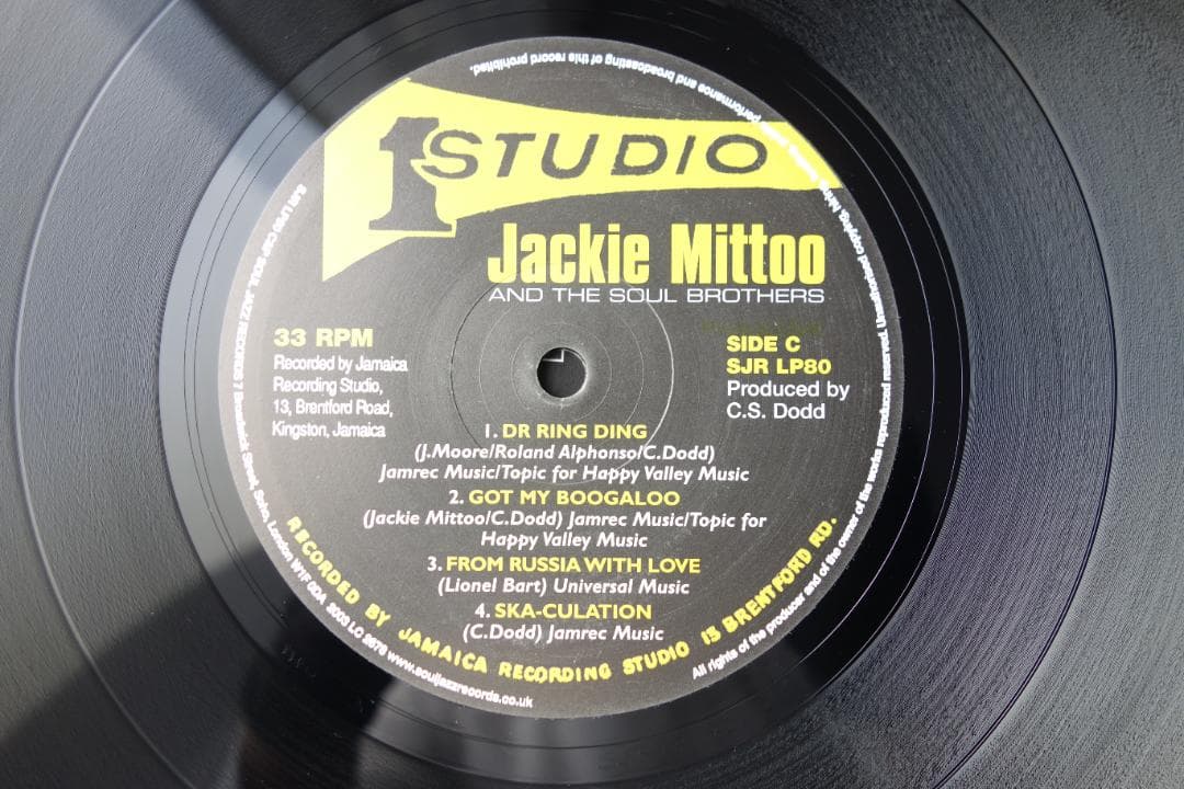 洋楽 JACKIE MITTOO / LAST TRAIN TO SKAVILLE