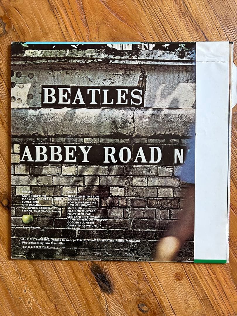 ザ・ビートルズ　アビイ・ロード　丸帯　LP Japanese レコード