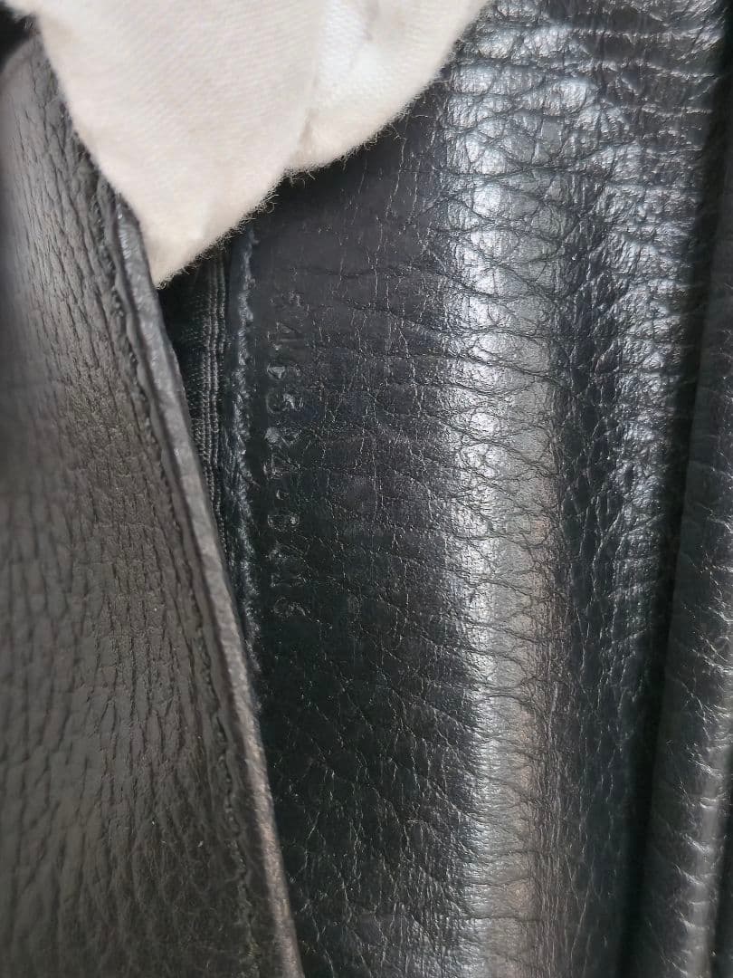 GUCCI レザー 三つ折り財布 グッチ GGマーモント ブラック