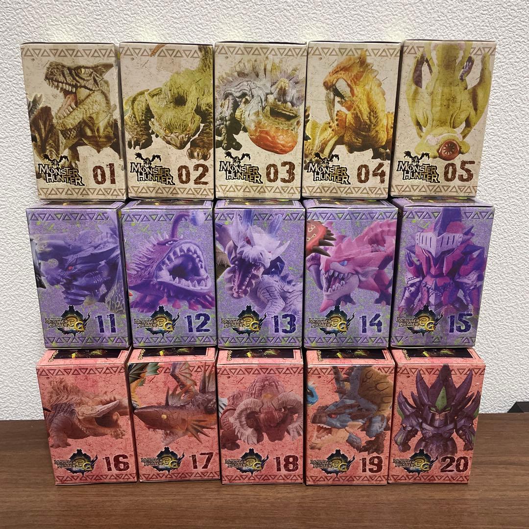モンスターハンター コレクションフィギュア1、3、4全種セット