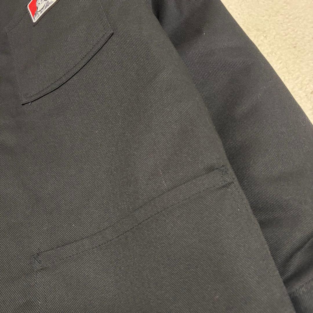 BEN DAVIS カバーオール ジャケット ブランケット 総柄 S ブラック