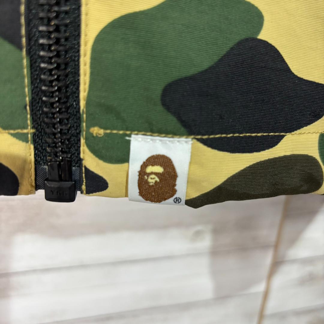 A BATHING APE シャーク　ジャケット　パーカー カモ柄 エイプ