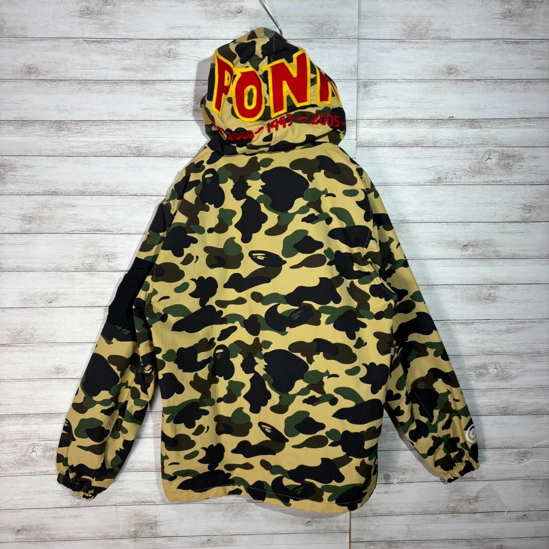 A BATHING APE シャーク　ジャケット　パーカー カモ柄 エイプ