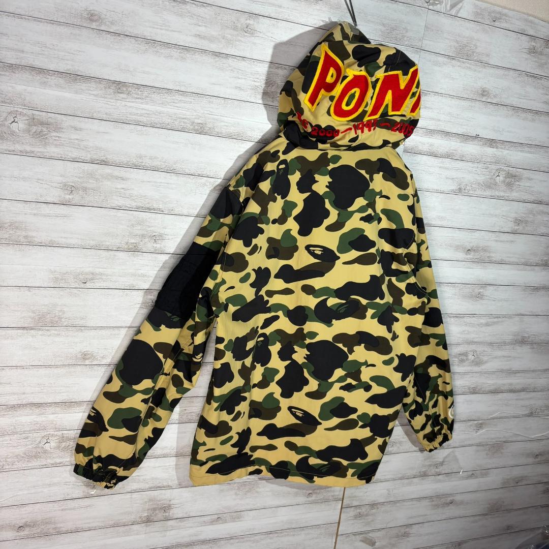 A BATHING APE シャーク　ジャケット　パーカー カモ柄 エイプ