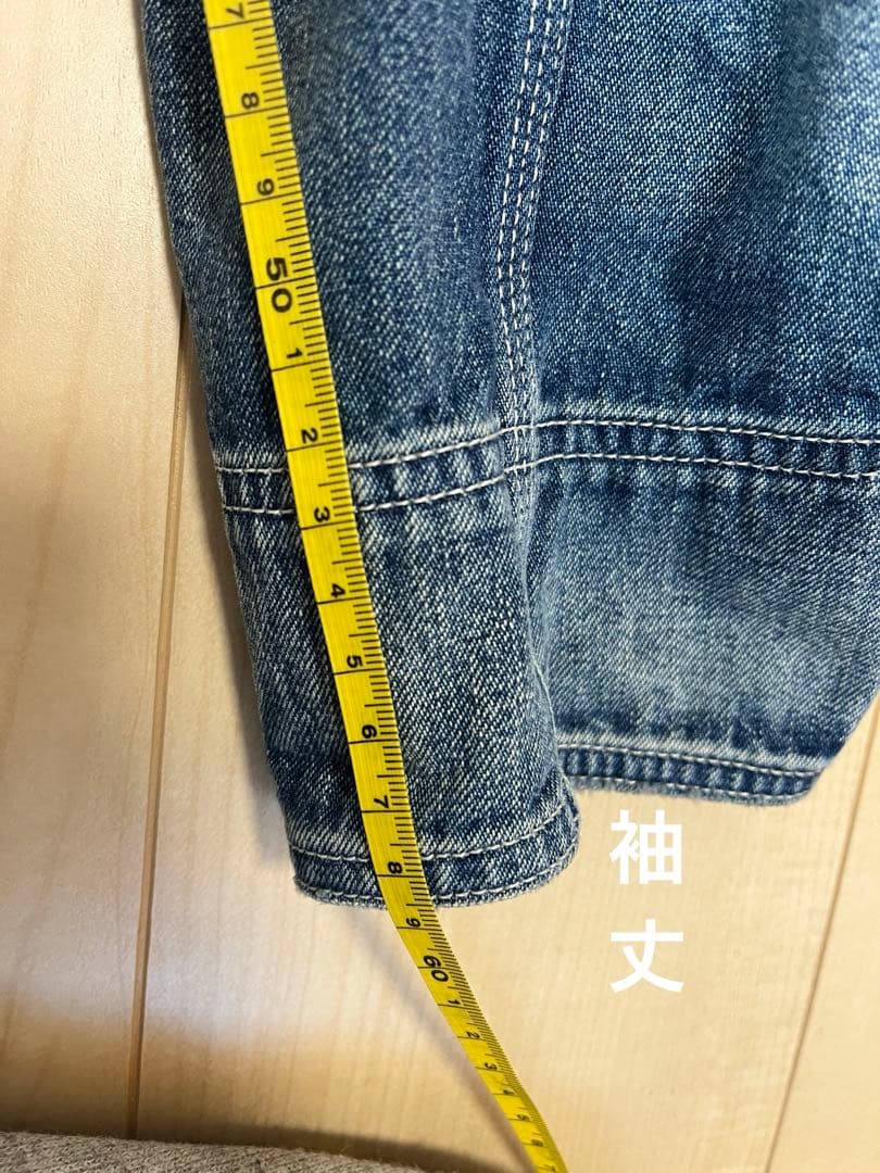 RON HERMAN DENIM カバーオール デニムブルー　　　　 Mサイズ