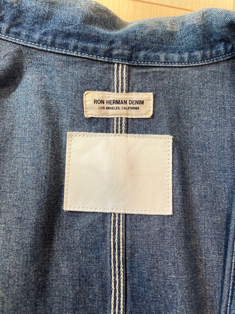 RON HERMAN DENIM カバーオール デニムブルー　　　　 Mサイズ