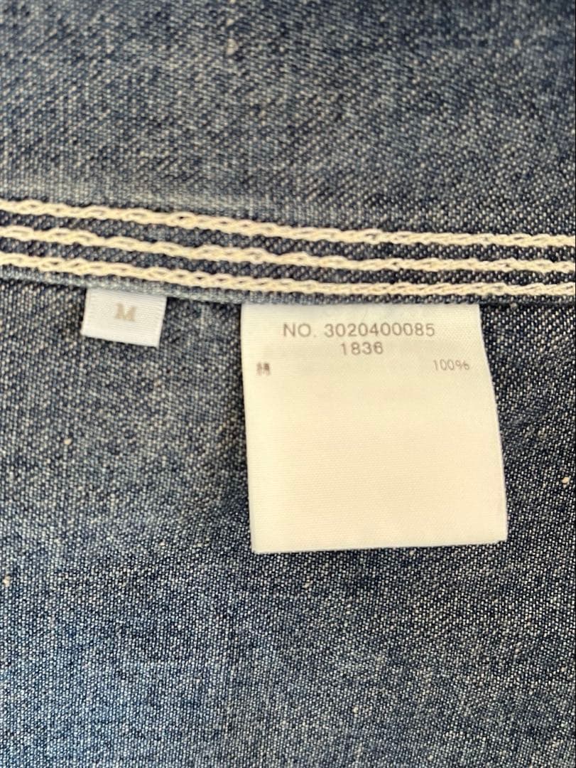 RON HERMAN DENIM カバーオール デニムブルー　　　　 Mサイズ