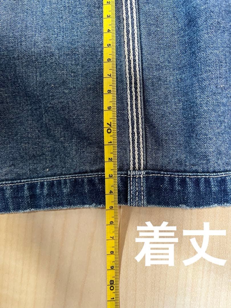 RON HERMAN DENIM カバーオール デニムブルー　　　　 Mサイズ